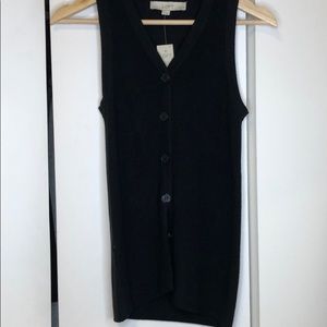 LOFT Sweater Vest with Buttons